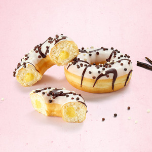 Vanilla Filled Ring Donut Vanilla Filled Ring Donut