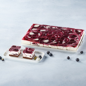 Heidelbeer-Skyr Schnitte 4x4.8cm Heidelbeer-Skyr Schnitte 4x4.8cm
