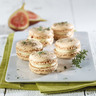 Salzige Macarons Ziegenkäse Feigen Ø 4cm