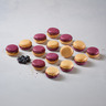 Mini Macarons Vanille Heidelbeer Ø 4.3cm
