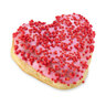 Raspberry Filled Heart Donut