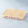 Patisserieplatte Himbeer Kokos 28x36cm